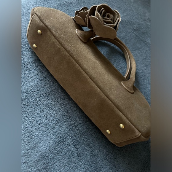 Brand New! Anthropologie Dolce Vita Boracay Shoulder Bag Brown Suede - $228 - Picture 9 of 13